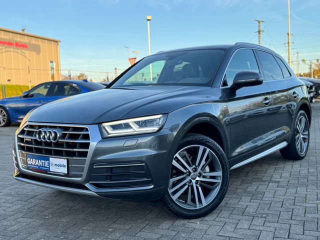 Audi Q5 quattro S-Line *Teilleder*LED*AHK*1.Hand*