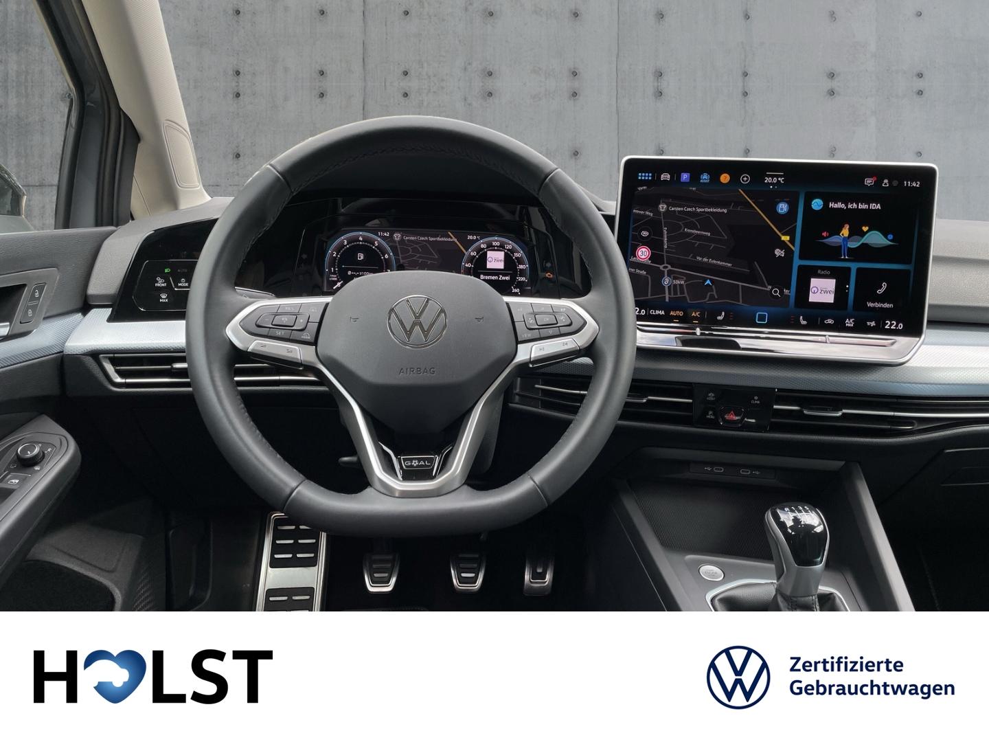 Volkswagen Golf VIII 1.5TSI GOAL LED-Plus AHK GJR RüFaKa NA, миниатюра 8