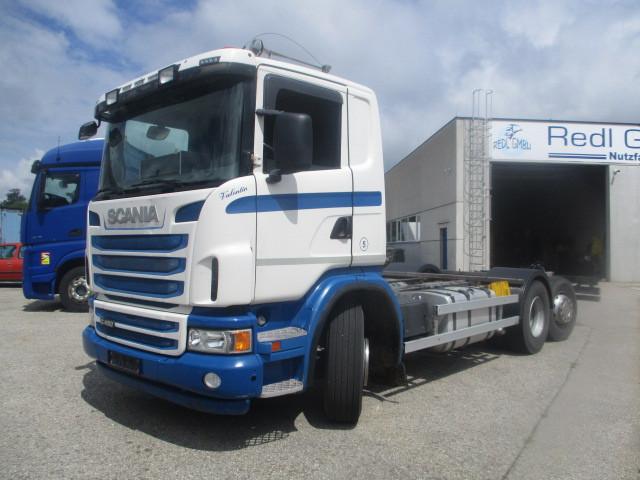 Scania G 480, 6x2, Fahrgestell, Retarder, Lenkachse
