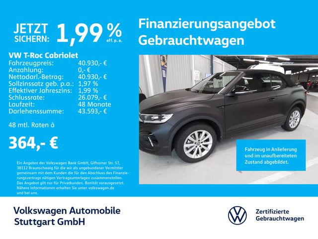 Volkswagen T-Roc Cabriolet 1.5 TSI DSG Navi AHK Kamera