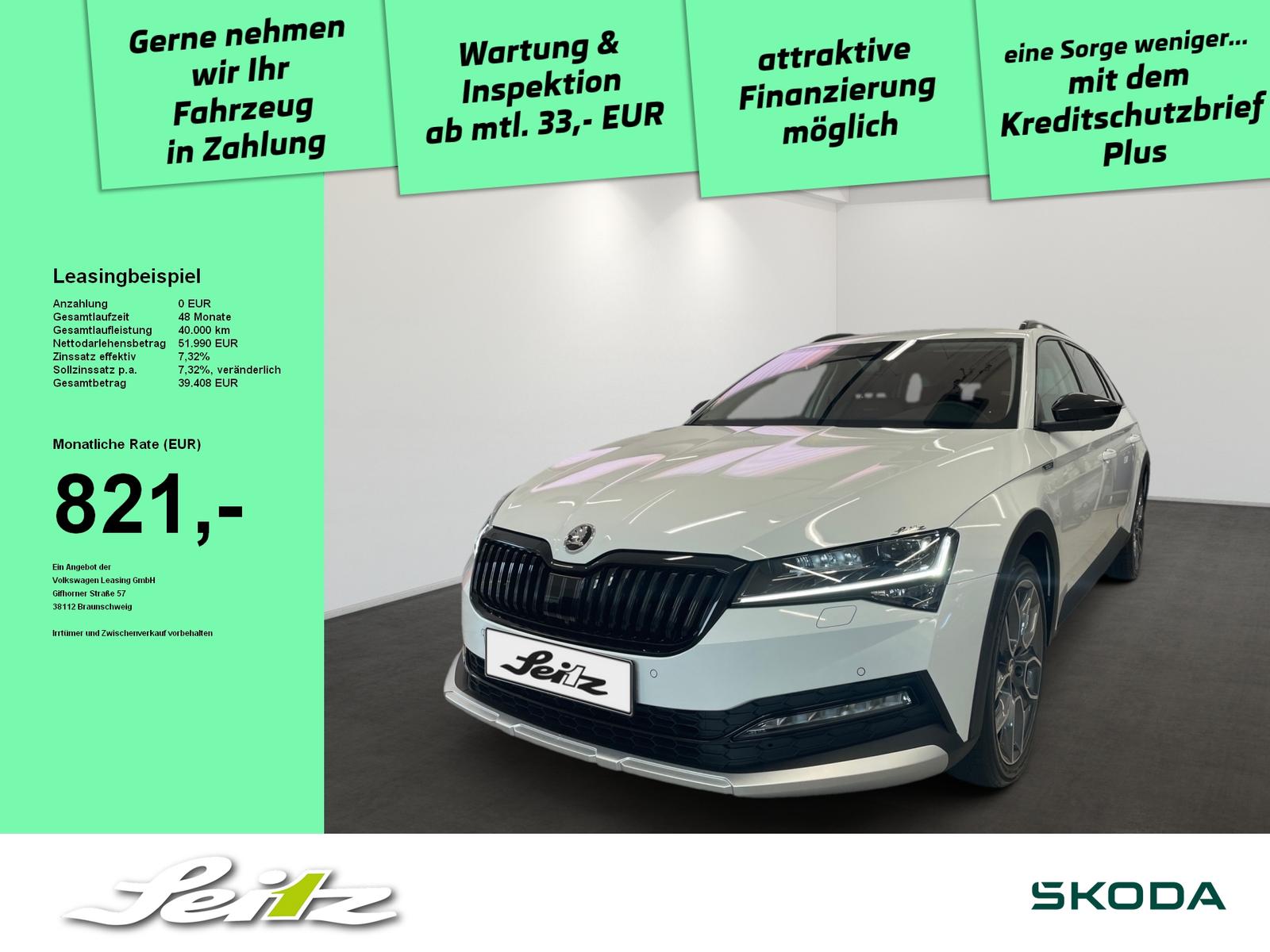 Skoda Superb Combi 2.0 TDI 4×4 Scout Final Edition *AH