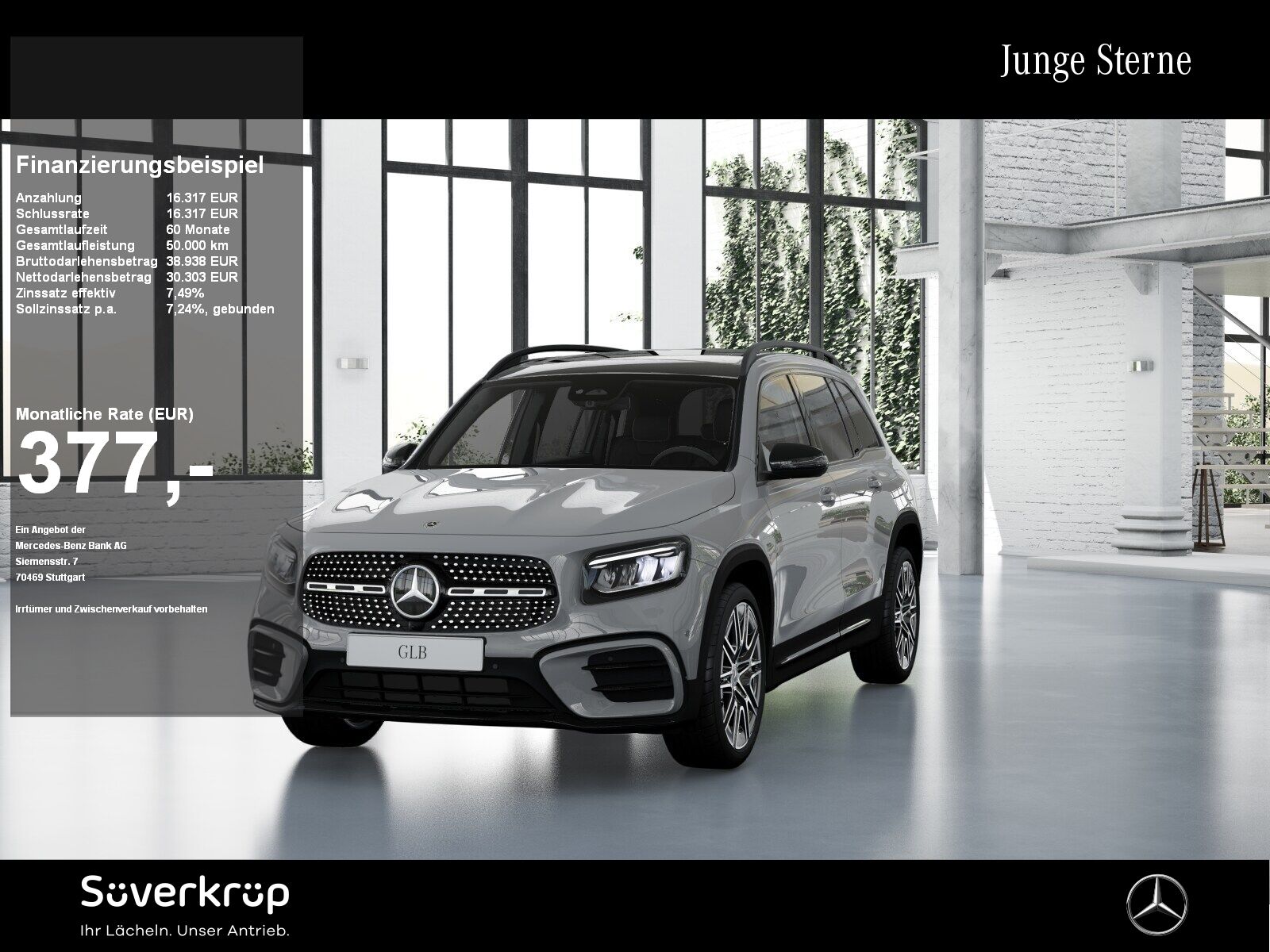Mercedes-Benz GLB 200 d AMG NIGHT AHK DISTR KAMERA PANO SPUR