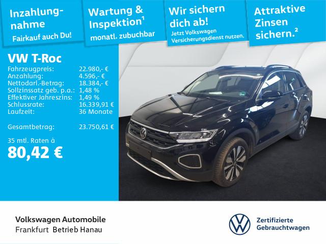 Volkswagen T-Roc 1.0 TSI Goal Navi Spurwechselassistent Sit
