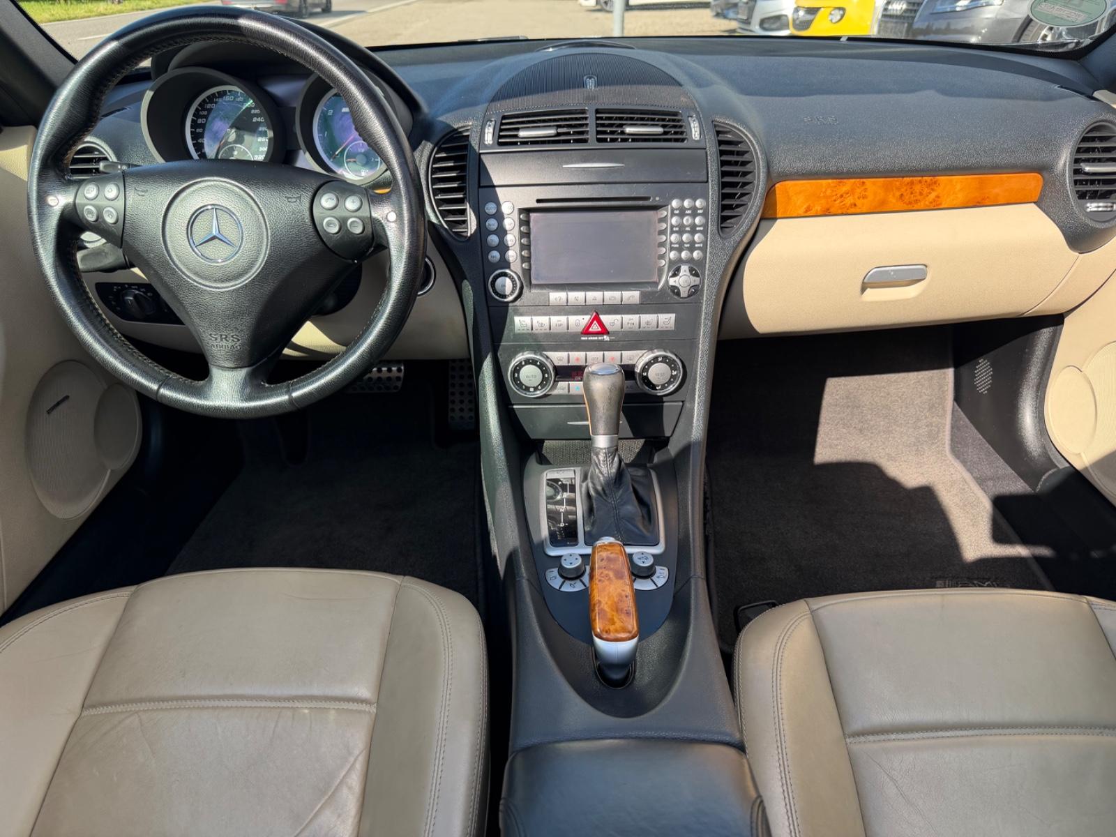 Mercedes-Benz SLK 55 AMG Roadster 360ch - 1 ère main - Navi - Sièges chauffants - Pneus été