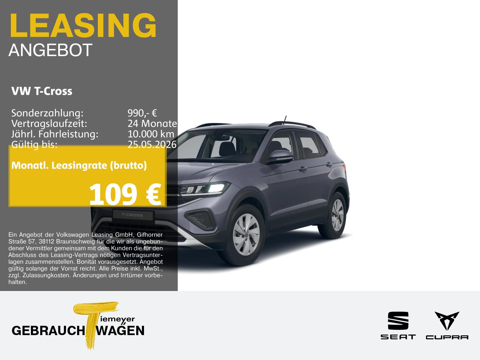Volkswagen T-Cross 1.0 TSI LIFE NAVI KAMERA IQ.DRIVE APP-CO