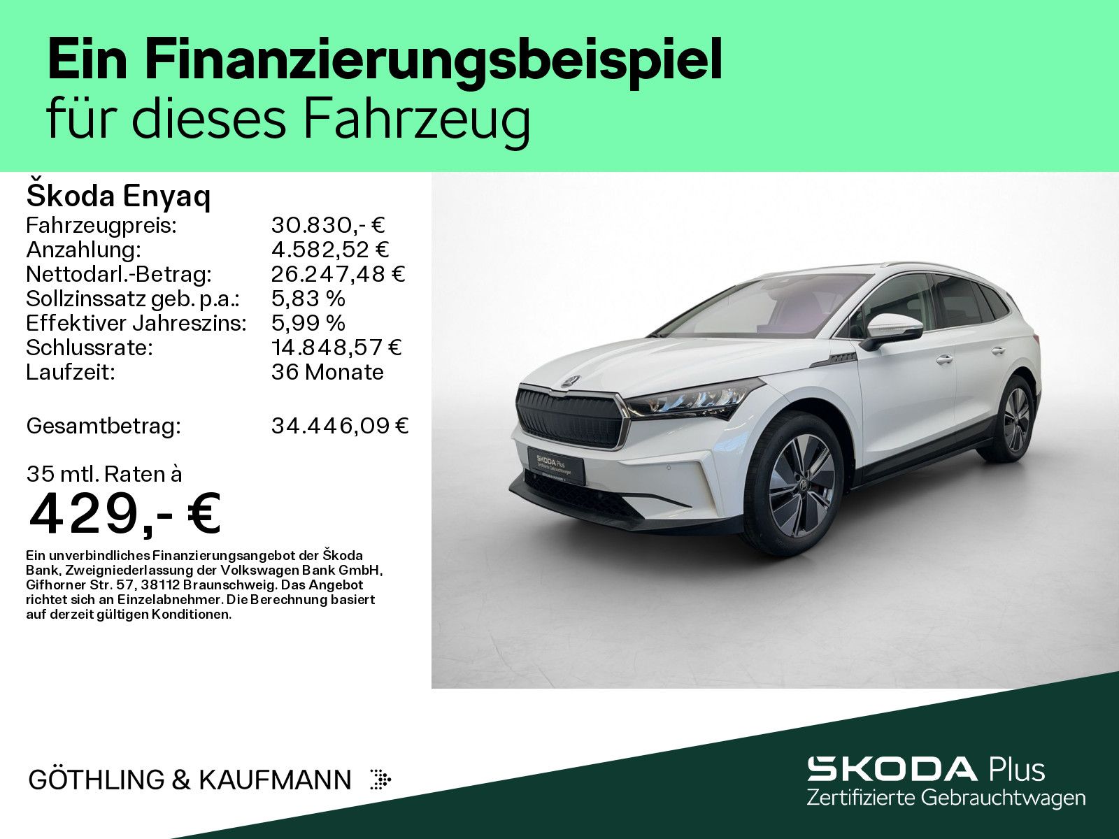 Skoda Enyaq iV*4x4*NAVI*AHK*PANO*LEDER*SHZ*KEYLESS* imagem 2