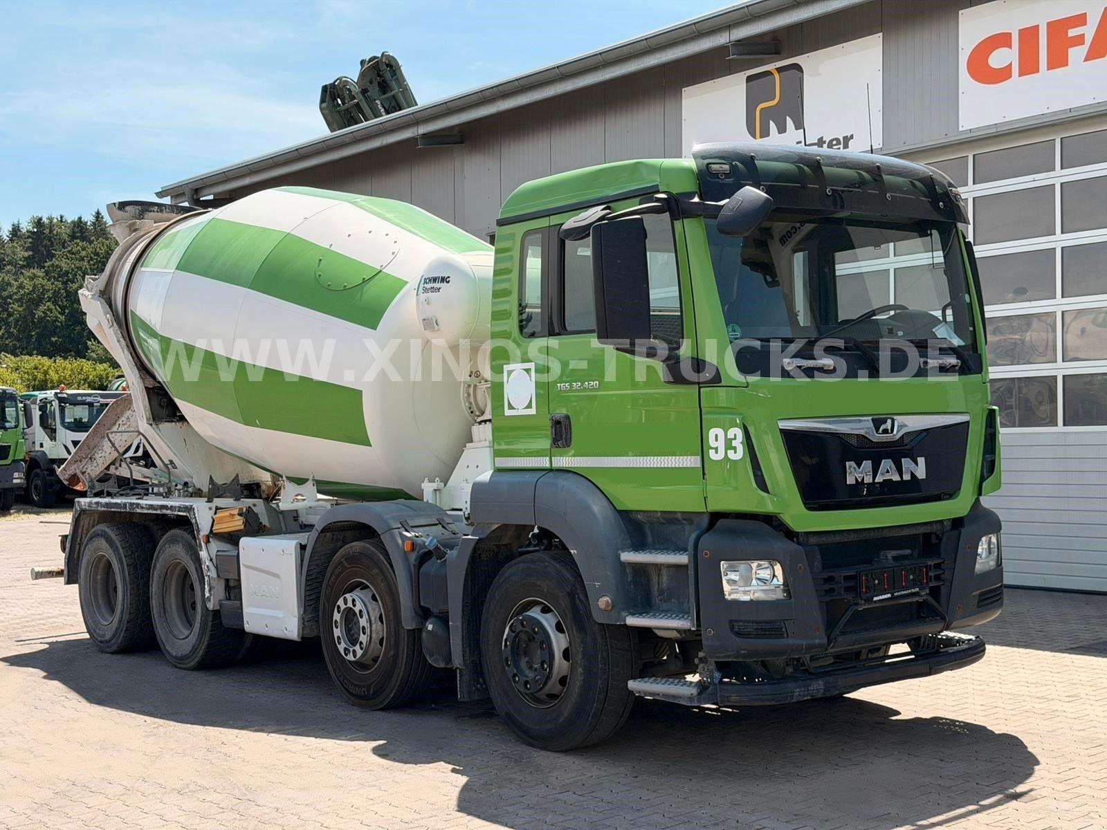 MAN TGS 32.420 Stetter 9m³ German Truck