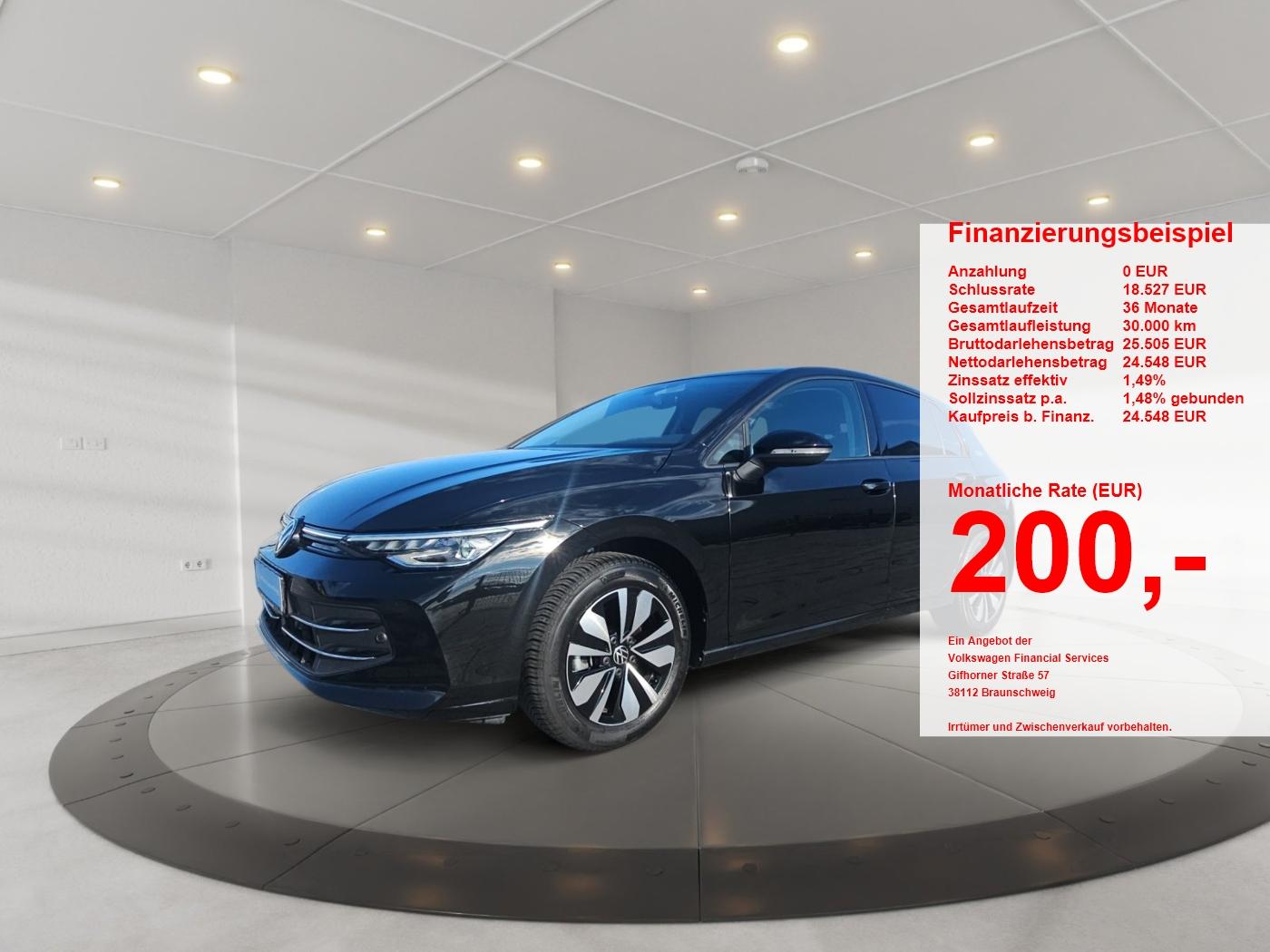 Volkswagen Golf VIII 1.5 TSI 85 kW Goal ACC AHK Akustikglas