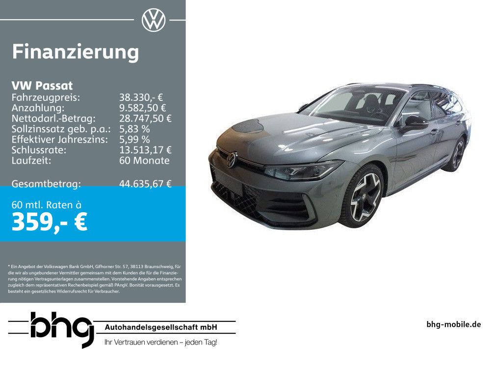 VW Passat R-Line 2,0 TDI SCR  DSG