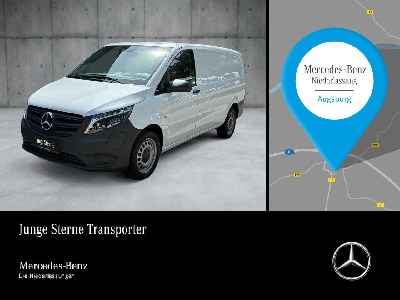 MERCEDES-BENZ Vito eVito 112 KA Lang Klima+Kamera+Tempomat+LED
