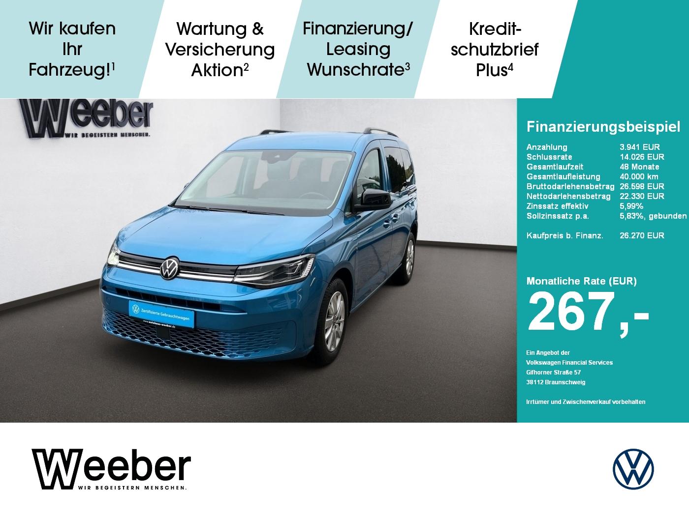 Volkswagen Caddy Life *APP CONNECT*STHZ*LED*KAMERA*ACC*SHZ*