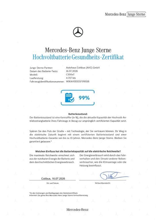 Fahrzeugabbildung Mercedes-Benz C 300 eT AMG Night ACC Pano LED 360° Burm. Sport