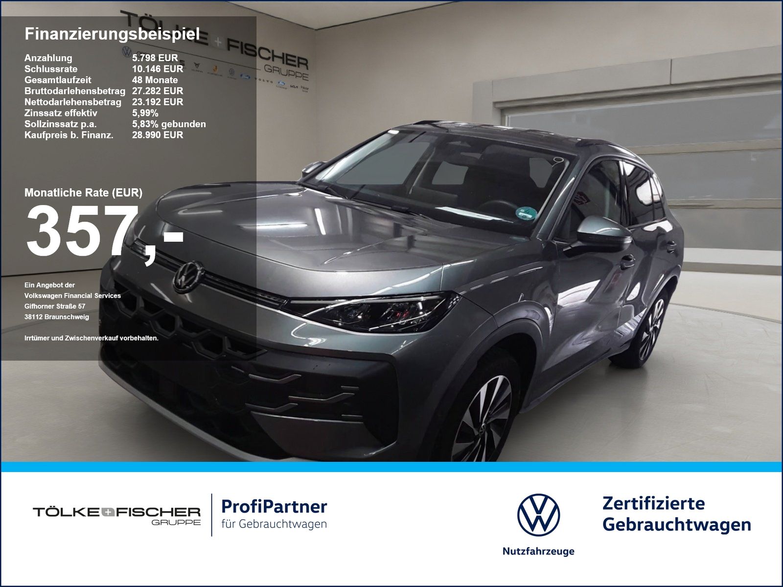 Volkswagen T-Roc 1.5 eTSI 85 kW Life ACC AUT Kam. Navi LED foto 1
