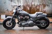 Harley-Davidson FXFBS Fat Bob 114 Jekill all black denim