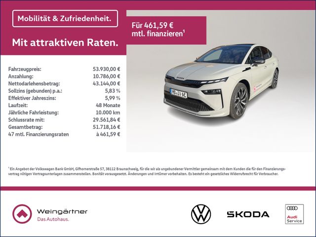 Enyaq 85 Coupe Sportline Advanced, AHK, Matrix L