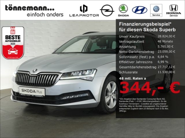 Superb COMBI AMBITION TDI DSG+NAVI+SITZHEIZUNG+K