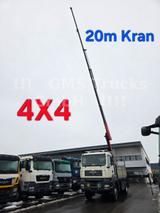 MAN TGA18.310 / 4X4 ALLRAD /20m Palfinger Kran/WINCH