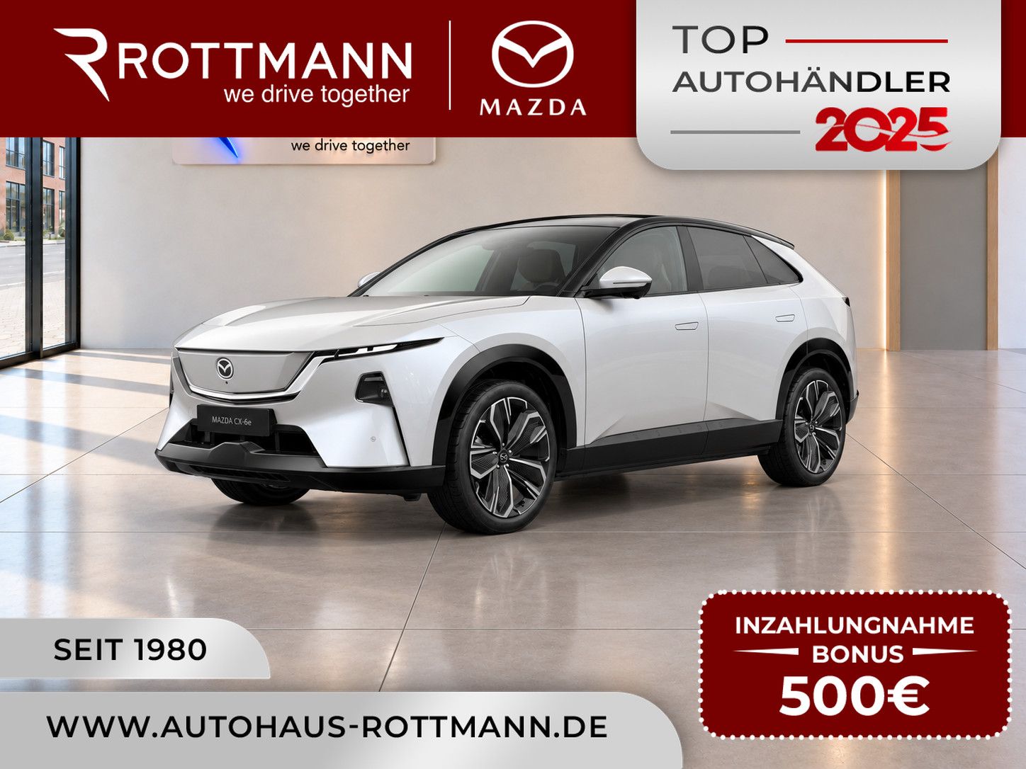 Mazda CX-6e EV 258ps 484km TAKUMI R21 Panoram ACC 360°