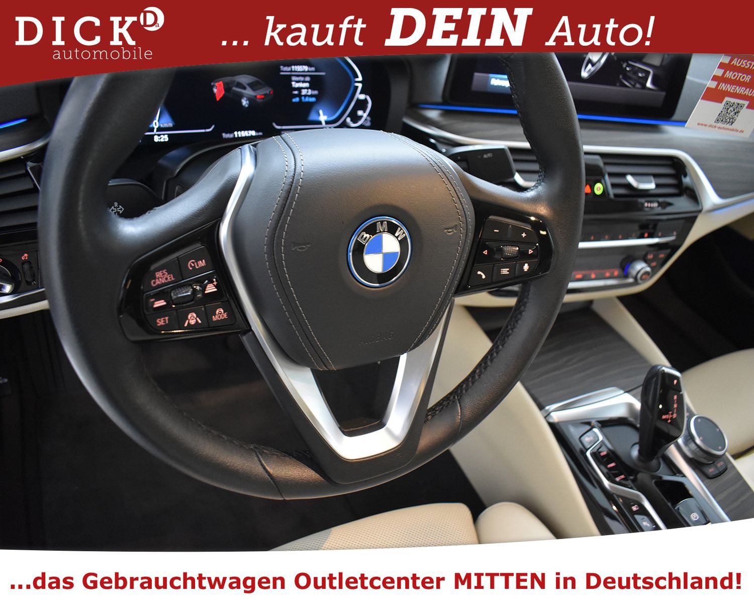 BMW 530e Aut Sport Line LEDER+MEMO+PROF+360+H&K+AHK+ - Image 15