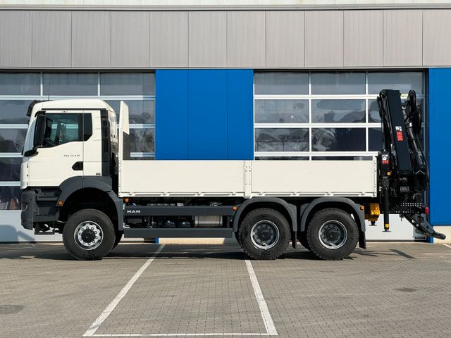 MAN TGS 33.480 Pritsche HIAB 258-7 Seilw. Brunnenbau