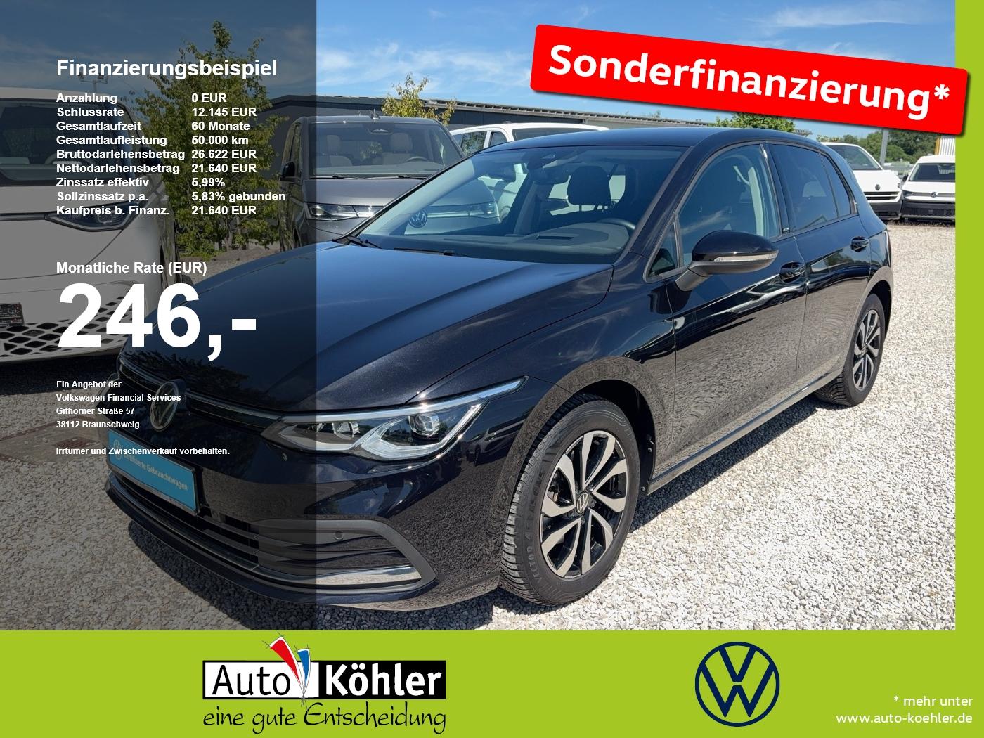 Volkswagen Golf VIII 1.5 TSI Active (EURO 6d) Active Kamera