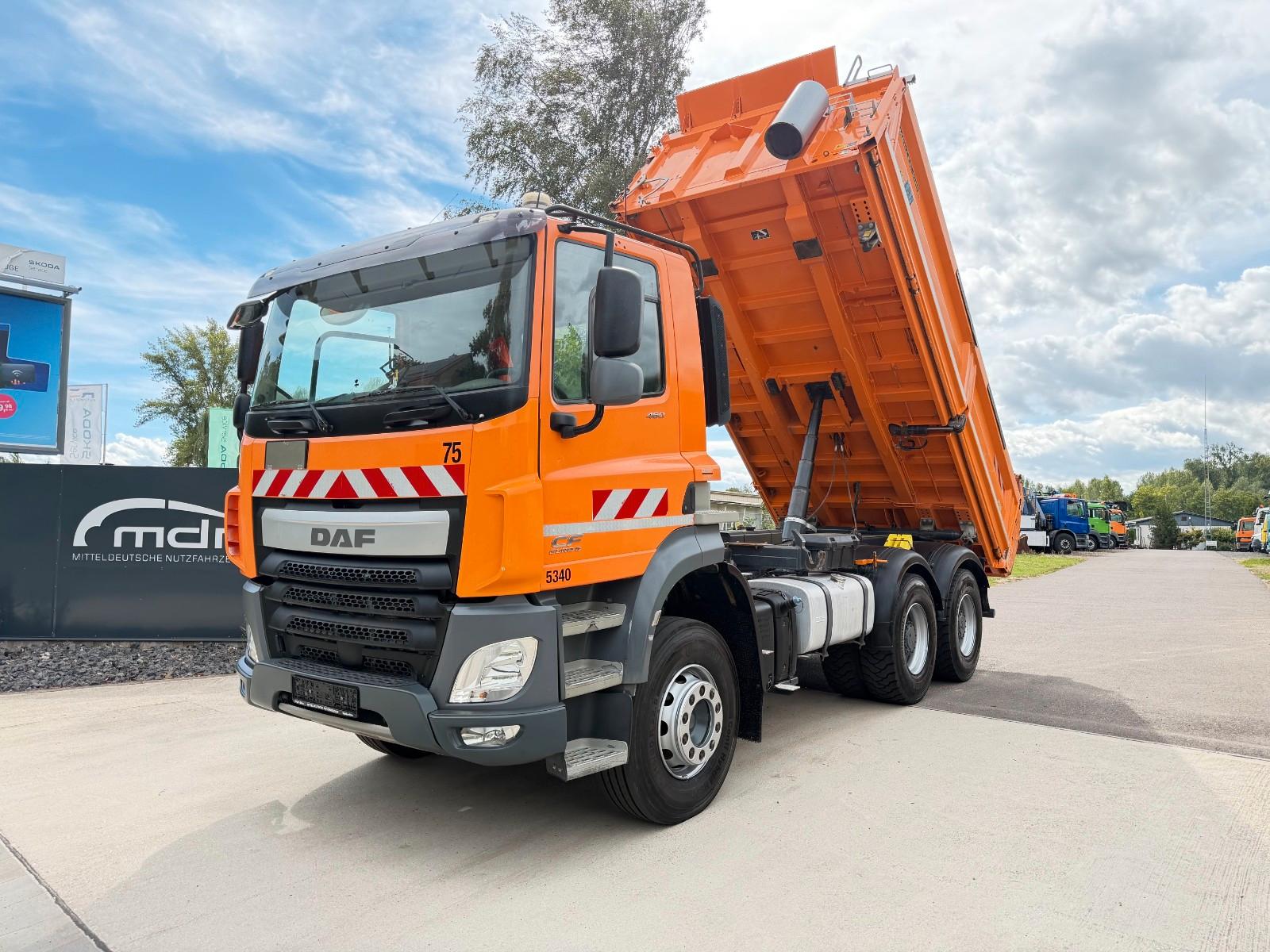 DAF CF 460 6x4 MEILLER Kipper Bordmatik AHK