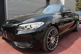 BMW 218i CABRIO AUTOMATIK KLIMA LEDER 19.ZOLL 2.Hd - BMW 218 in Duisburg