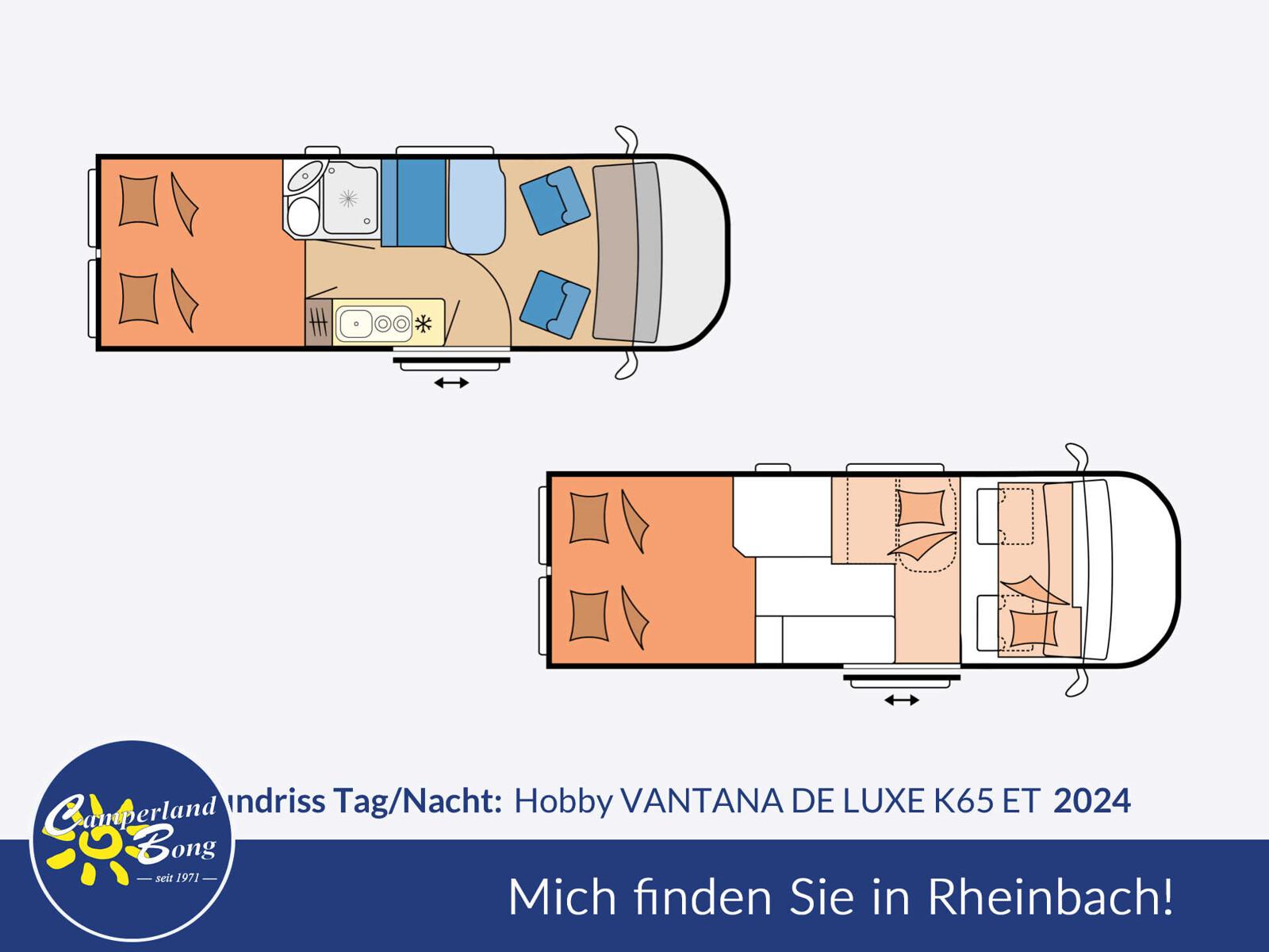 Hobby Vantana De Luxe K65 ET *Markise*Navi*RFK*LMF