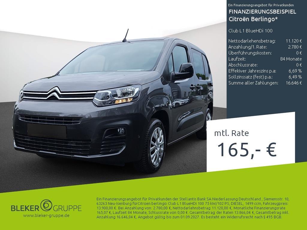 Citroën Berlingo Club L1 BlueHDi 100