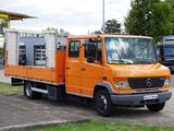 Mercedes-Benz Vario  816 D DOKA.-STANDHEIZUNG-6 SITZER-2xAHK.- - Mercedes-Benz Abschleppwagen Vario