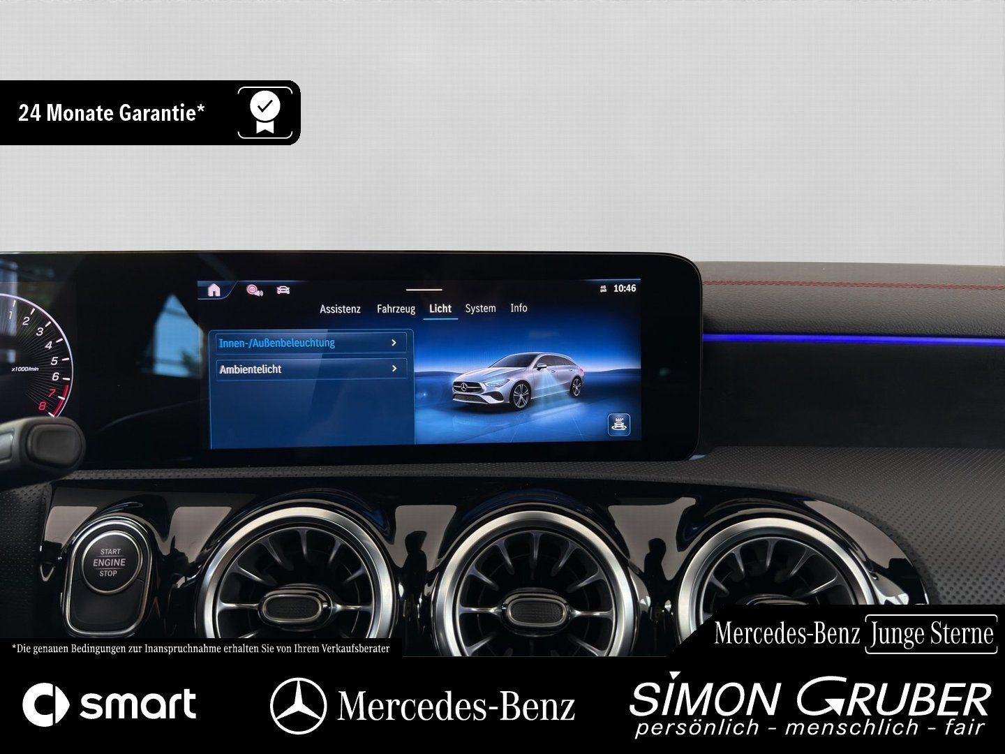 Fahrzeugabbildung Mercedes-Benz CLA 250 e SB AMG HUD KeylessGo LED Ambi 11KW