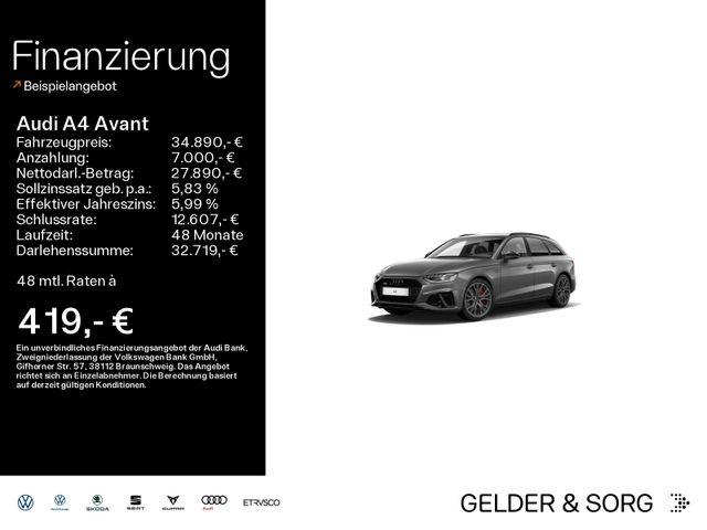 Audi A4 Avant 40 TDI qu. Ed.One*Sthzg.*Matrix*AHK*ACC