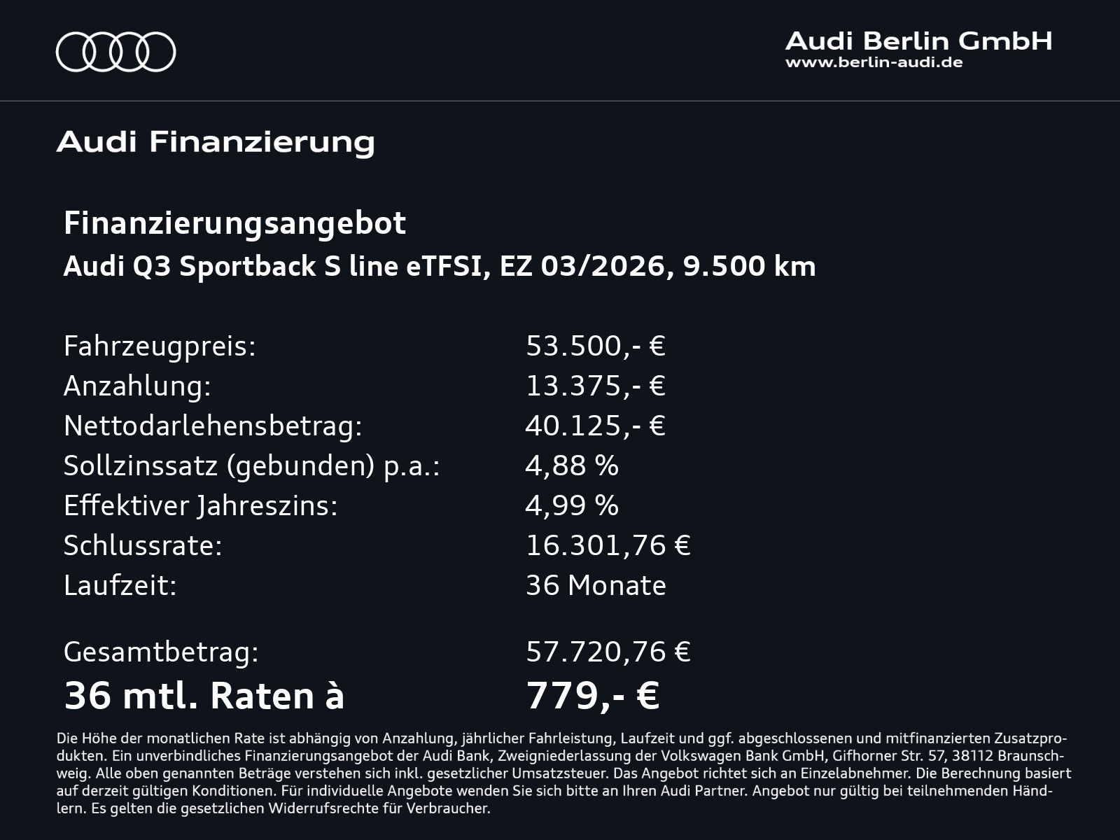 Audi Q3 Sportback e-hybrid S tronic foto 2