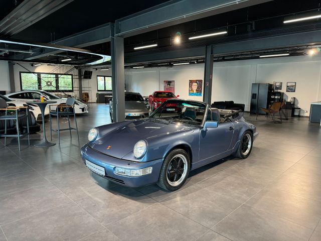 Porsche 964 C2 Cabrio Tiptronic Fuchs Taubenblau