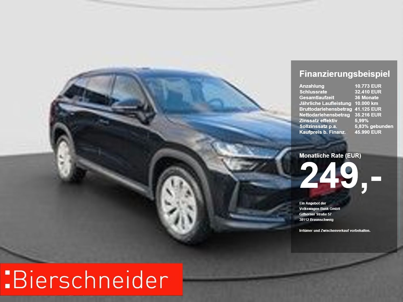 Skoda Kodiaq 2.0 TDI DSG 4x4 Selection NAVI AHK 7-SITZ