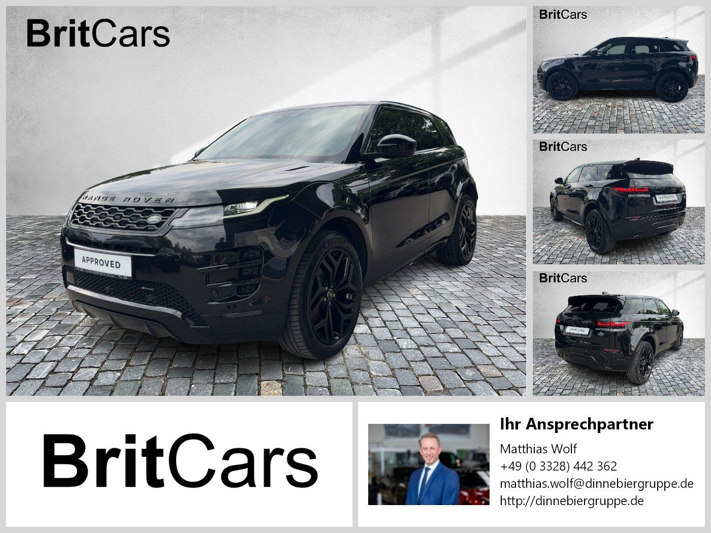 Land Rover EVOQUE P200 R-Dynamic SE Black Pack, SD, AHK