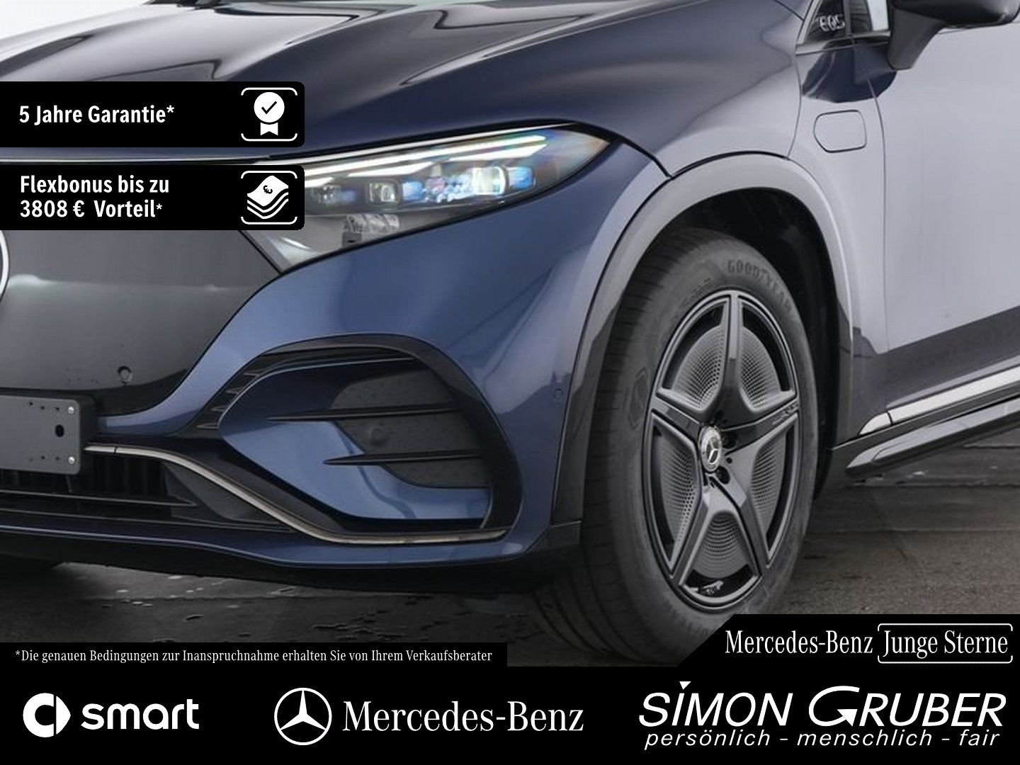 Fahrzeugabbildung Mercedes-Benz EQS 580 4M AMG Business Class  Exklusiv Nappa 7S