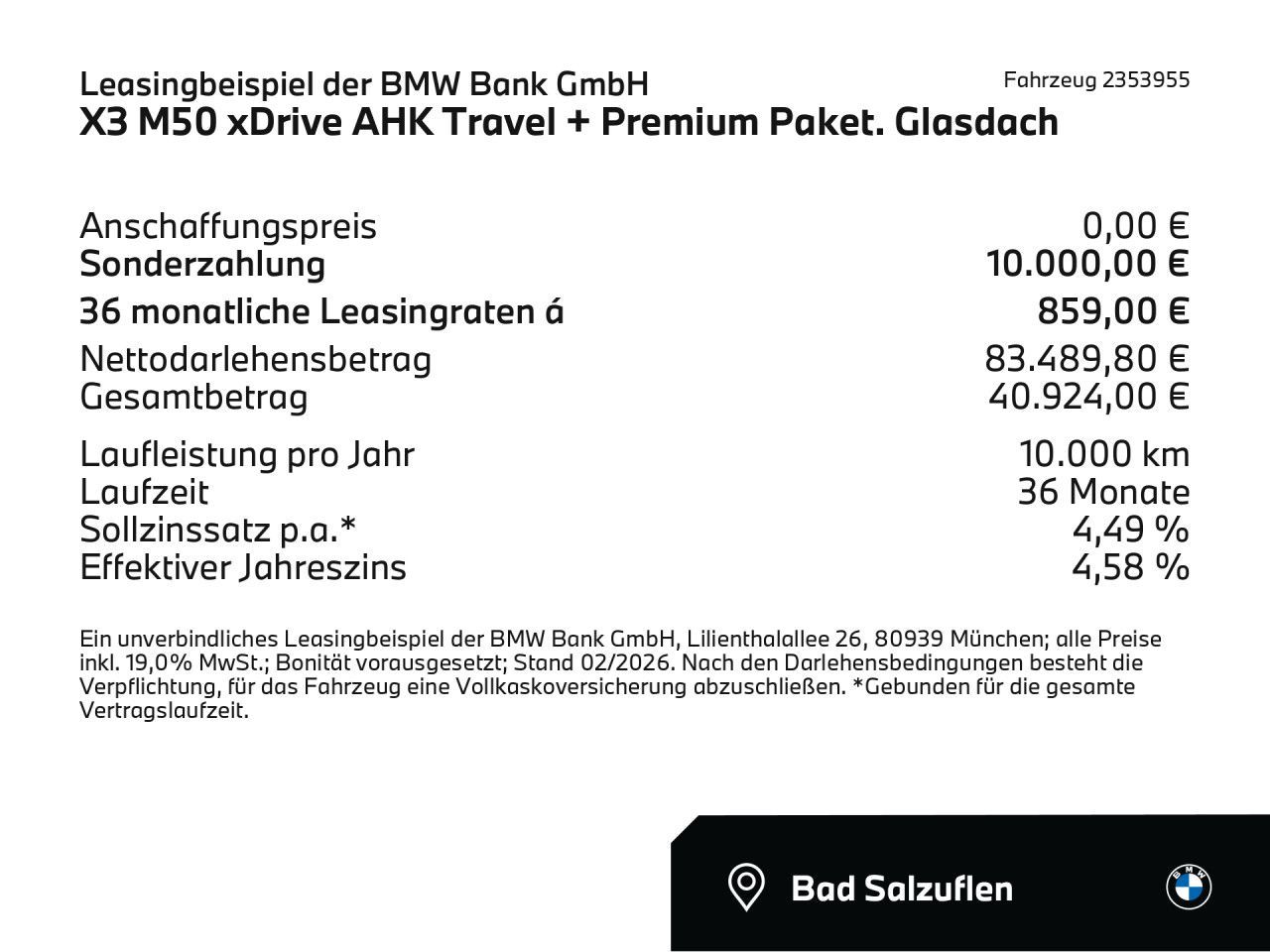 BMW X3 M50 - Bild 2