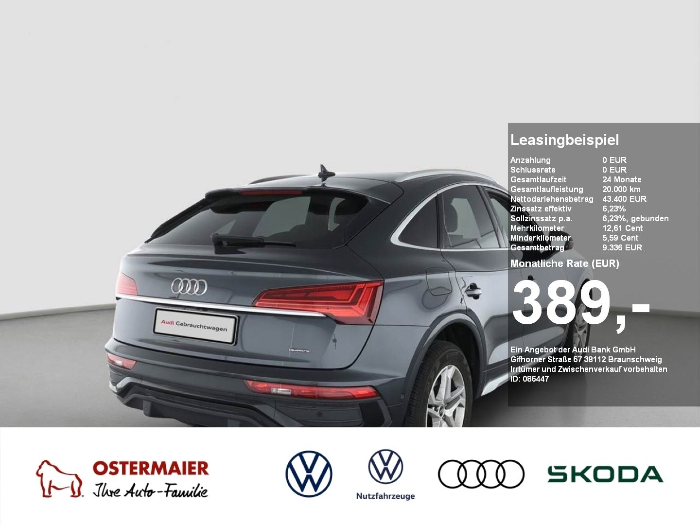 Audi Q5 Sportback ADVANCED 40 TDI QUATTRO PANO.MATRIX