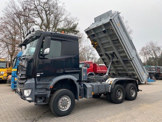 Mercedes-Benz AROCS 3345 6x6 KIPPER MEILLER BORDMATIK