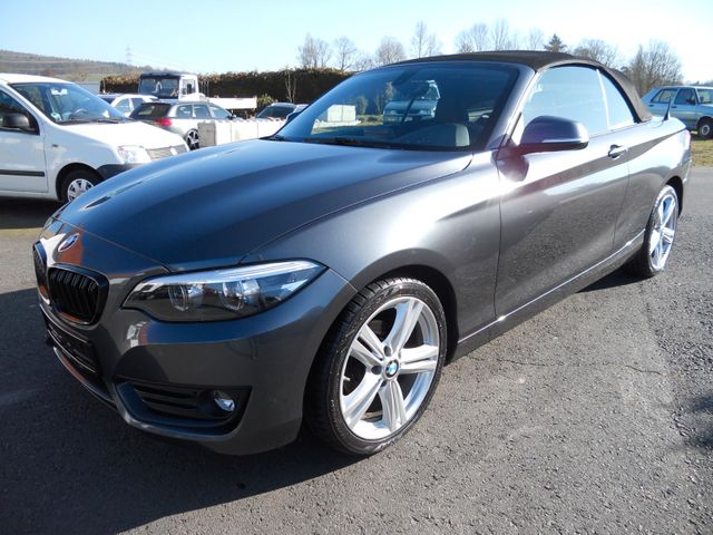 BMW 218d Cabrio Advantage  !! 1.Hand !!