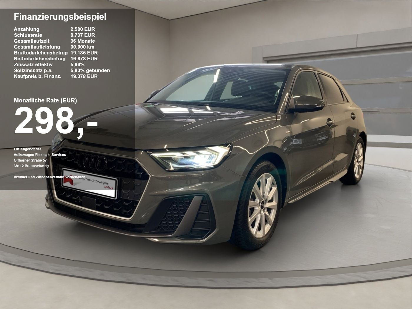 Audi A1 Sportback 25 1.0 TFSI S-Line S-line AUT LED