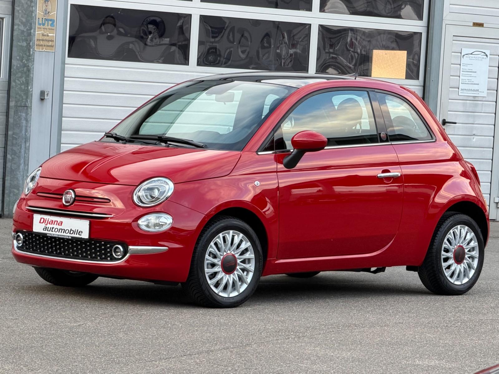 Fiat 500 RED Edition Panorama PTS orig3Tkm 1Hd wieNEU