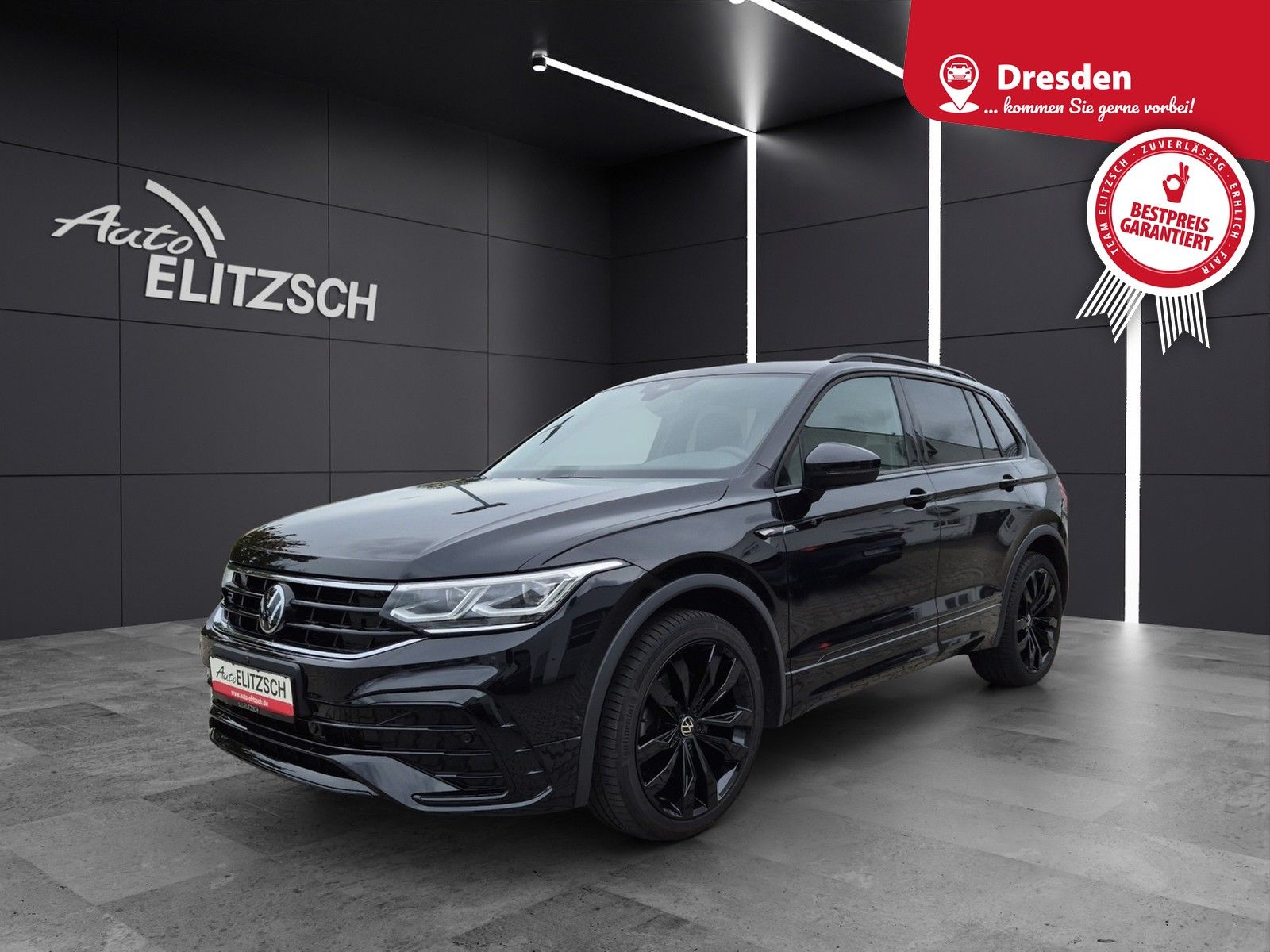 Fahrzeugabbildung Volkswagen Tiguan TDI R-Line DSG 4M Matrix STHZ AHK ACC Nav