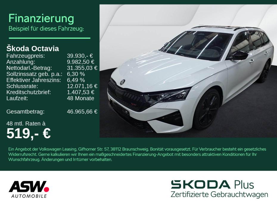 Skoda Octavia RS Combi 2.0TSI DSG 360° PANO Stdhzg AHK