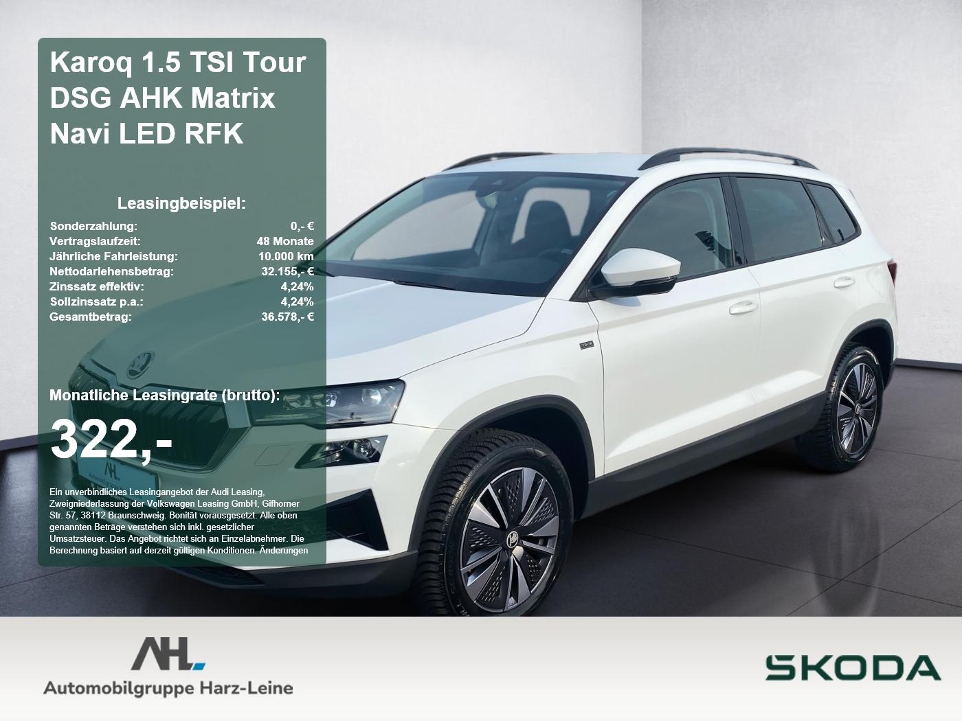 Skoda Karoq 1.5 TSI Tour DSG AHK Matrix Navi LED RFK