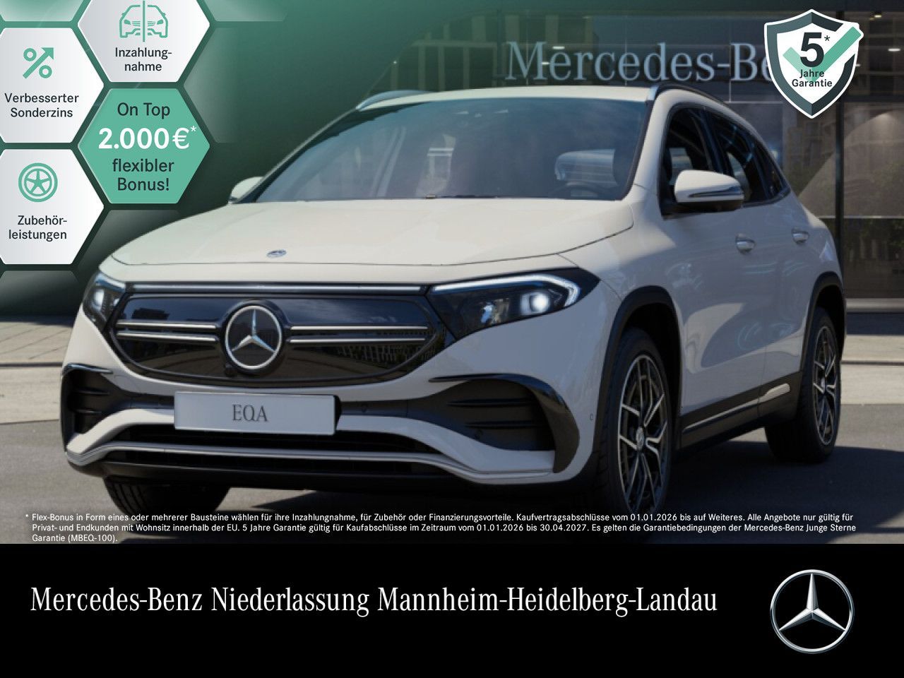 MERCEDES-BENZ EQA 350 4M AMG/LED/HuD/ENERGIZE/Distr/Sound/