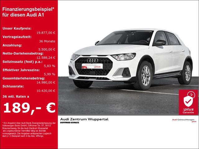 Audi A1 Citycarver 25TFSI DAB SHZ PDC VIRTUAL GARANTI