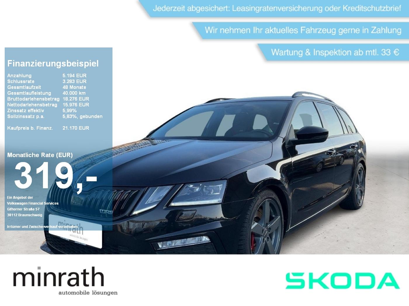 Skoda Octavia Combi RS 245 TSI DSG APP+SHZ+LED+CANTON