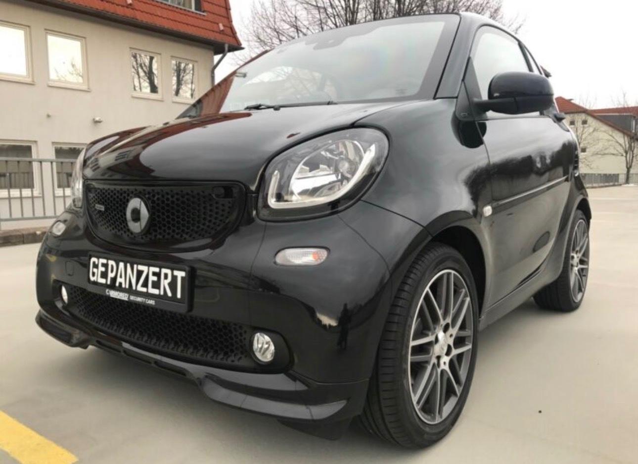 Smart ForTwo coupé BRABUS GEPANZERT ARMOURED B4 BLINDE